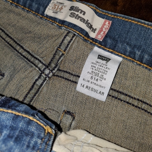👖Boys LEVI'S 514 slim straight size 14 regular - Picture 3 of 7